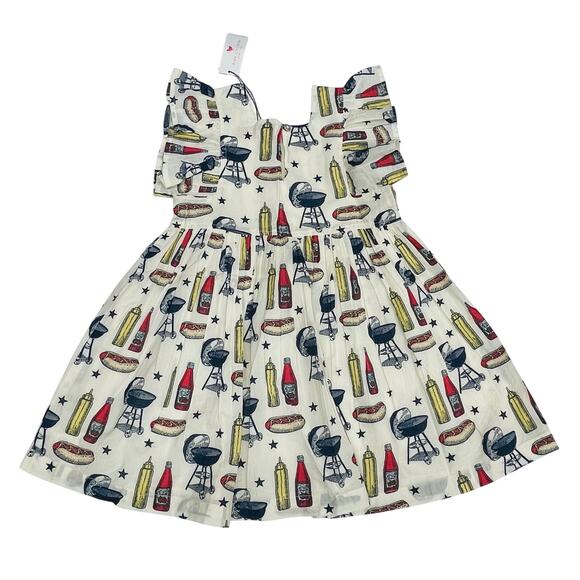 NWT Pink Chicken 10Y Elsie Dress in Grilling Out - Picture 4 of 5